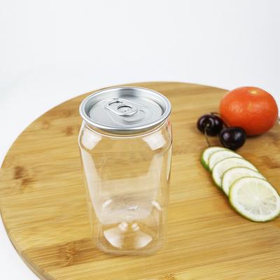 Plastic 350ml Square Pet Food Containers Easy Pull Cover Bath Salts