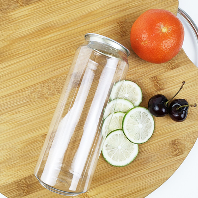 0.5L Plastic Food Storage Cans Round PET Food Container Bottles Tea