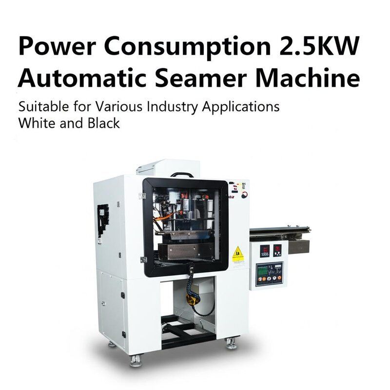 Mini Seamer Machine 2.5KW Automatic Seamer Machine for Double Seaming | 2 Heads