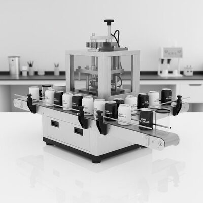 Suitable For Aluminum Cans Automatic Seamer Machine Black and White Seam No Leakage PET Plastic Cans Compatible Durable