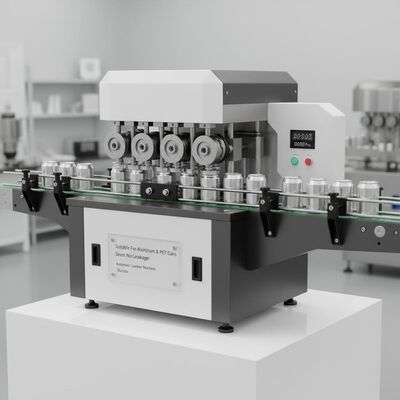 Suitable For Aluminum Cans Automatic Seamer Machine Black and White Seam No Leakage PET Plastic Cans Compatible Durable