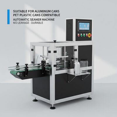 Suitable For Aluminum Cans Automatic Seamer Machine Black and White Seam No Leakage PET Plastic Cans Compatible Durable