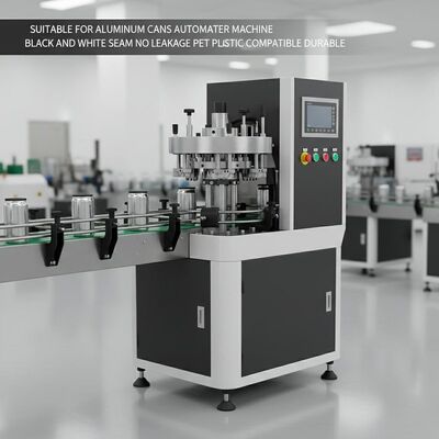 Suitable For Aluminum Cans Automatic Seamer Machine Black and White Seam No Leakage PET Plastic Cans Compatible Durable