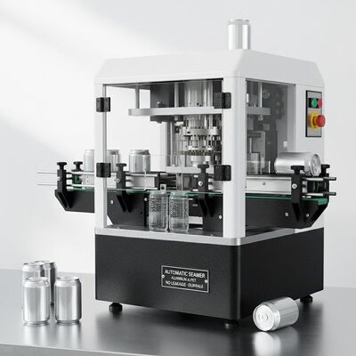 Suitable For Aluminum Cans Automatic Seamer Machine Black and White Seam No Leakage PET Plastic Cans Compatible Durable