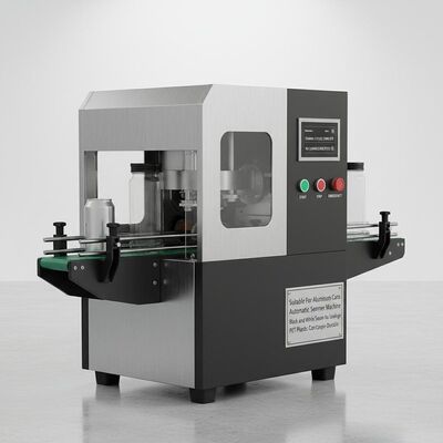 Suitable For Aluminum Cans Automatic Seamer Machine Black and White Seam No Leakage PET Plastic Cans Compatible Durable