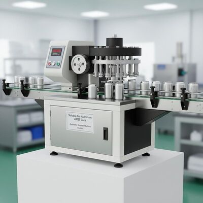 Suitable For Aluminum Cans Automatic Seamer Machine Black and White Seam No Leakage PET Plastic Cans Compatible Durable