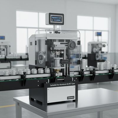 Suitable For Aluminum Cans Automatic Seamer Machine Black and White Seam No Leakage PET Plastic Cans Compatible Durable