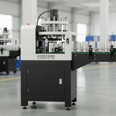 Suitable For Aluminum Cans Automatic Seamer Machine Black and White Seam No Leakage PET Plastic Cans Compatible Durable