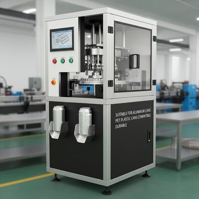 Suitable For Aluminum Cans Automatic Seamer Machine Black and White Seam No Leakage PET Plastic Cans Compatible Durable