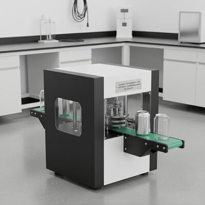 Suitable For Aluminum Cans Automatic Seamer Machine Black and White Seam No Leakage PET Plastic Cans Compatible Durable