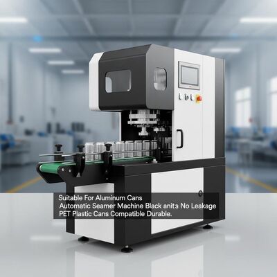 Suitable For Aluminum Cans Automatic Seamer Machine Black and White Seam No Leakage PET Plastic Cans Compatible Durable