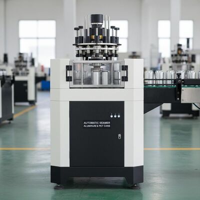 Suitable For Aluminum Cans Automatic Seamer Machine Black and White Seam No Leakage PET Plastic Cans Compatible Durable