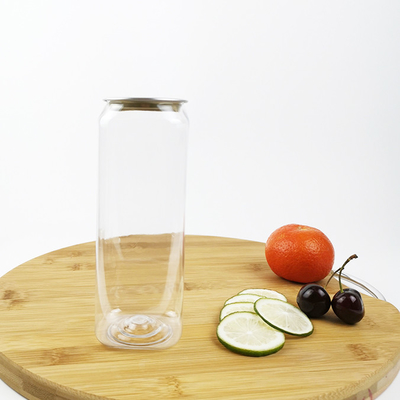 500ml Plastic Empty Container Bottles Square With Cans Lid Tea Milk Juices