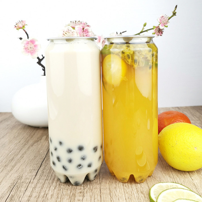 0.5 Liter Plastic Water Bottles Clear Plastic Containers With Can Lids Tea Milk
