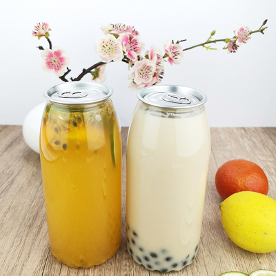 650ml PET Plastic Bottles With Snap Lids Clear Water Bottles Food Grade