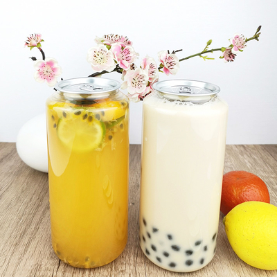 700ml Clear PET Bottles With Can Lids For Essential Oils Beverages