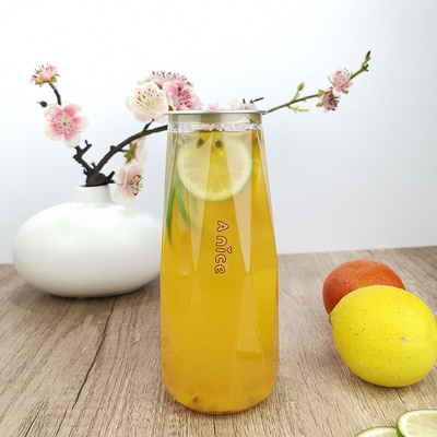 500ml Diamond Shape Plastic Beverage Cans Dry Goods ‎Screen Print