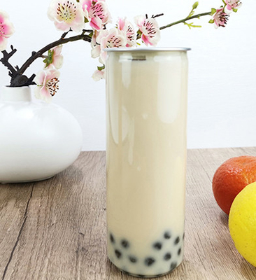 330ml Cylindrical Plastic Juice Storage Bottles With Easy Pull Cover