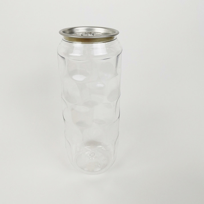 500ml Transparent Water Bottles Cold Pressed Juices Empty Plastic Containers Jars