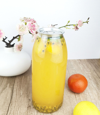 1000ml Big Plastic Easy Open Cans Transparent Snacks Syrup Dressings