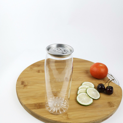 0.5 Liter PLA Water Bottles With Flower Bottom Cold Pressed Juices