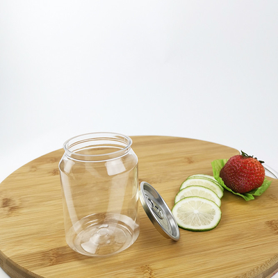PLA 250ml Clear Water Bottles with Easy Pull Cover Food Water Beverage