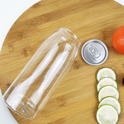 Clear 650ml Food Container Jars With Snap Lids Food Grade Juice Bottles