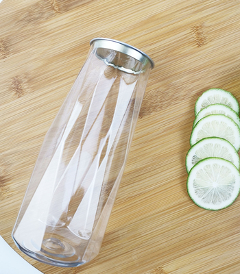 Dry Goods 0.5L Food Container Jars With Snap Lids Diamond Shape