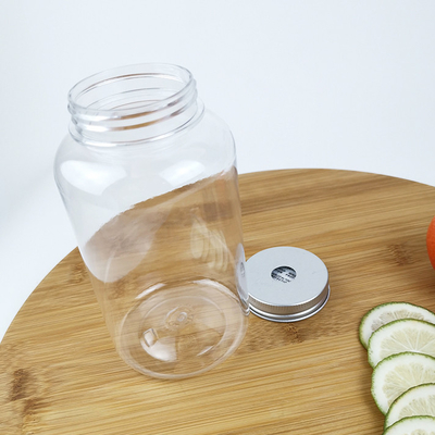 PLA 600ml Round Water Bottles With Caps Drinks Milk Beverages