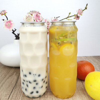 0.5 Liter Clear Plastic Drinking Bottles Homemade Beverages Cold Pressed Juices