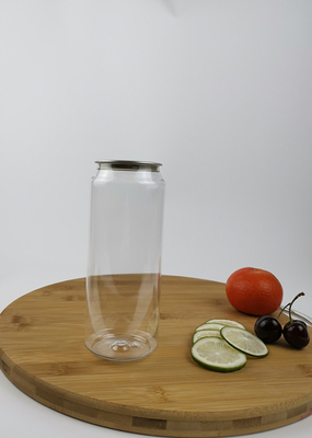 Tea Milk Round PET Container Bottles With Easy Pull Cover Food Grade