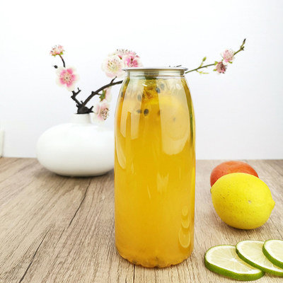 Milk Plastic 650ml Disposable Drinking Bottles With Snap Lids