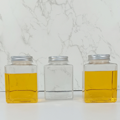 500ml PET Clear Plastic Containers with Caps